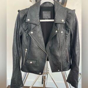 Paige Leather jacket. XS.